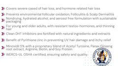 15% Trichogenoxil Overnight Hair Treatment Foam Mask with Natural Hot Oil 250 Packs