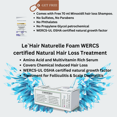 Severe Hair Restoration Foam5% Minoxidil For Men & Women 2 Packs 4-Months Supply
