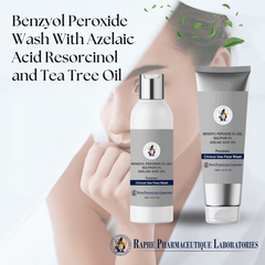 Wholesale Benzyol Peroxide Wash With Azelaic Acid Resorcinol and Tea Tree Oil 1000