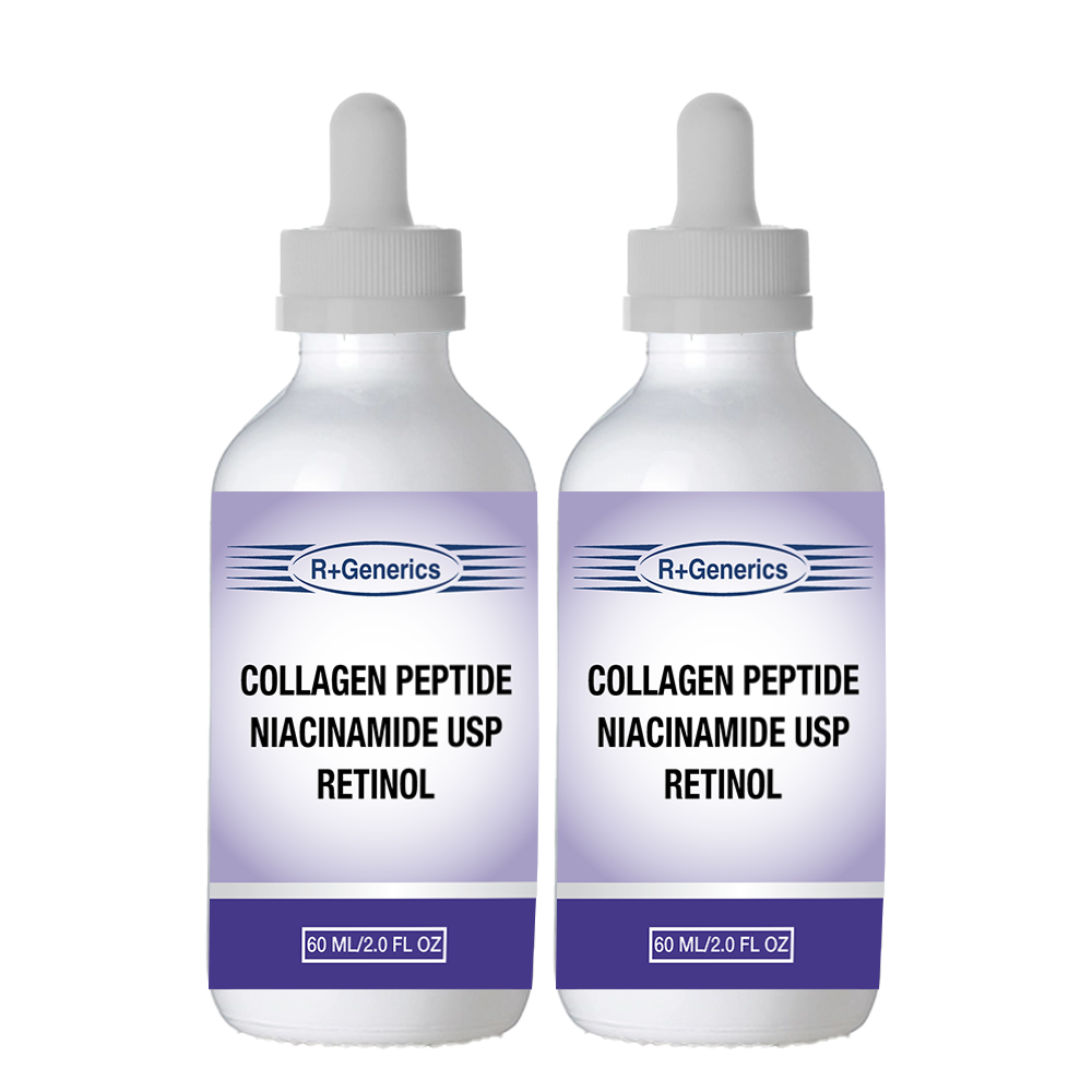 Retinol Collagen Peptide with Niacinamide USP Ingredients 250-Packs