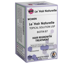 Emergency Hair Restoration Womens Hair Loss Solution With Biotin 2-Packs 4-Months Supply
