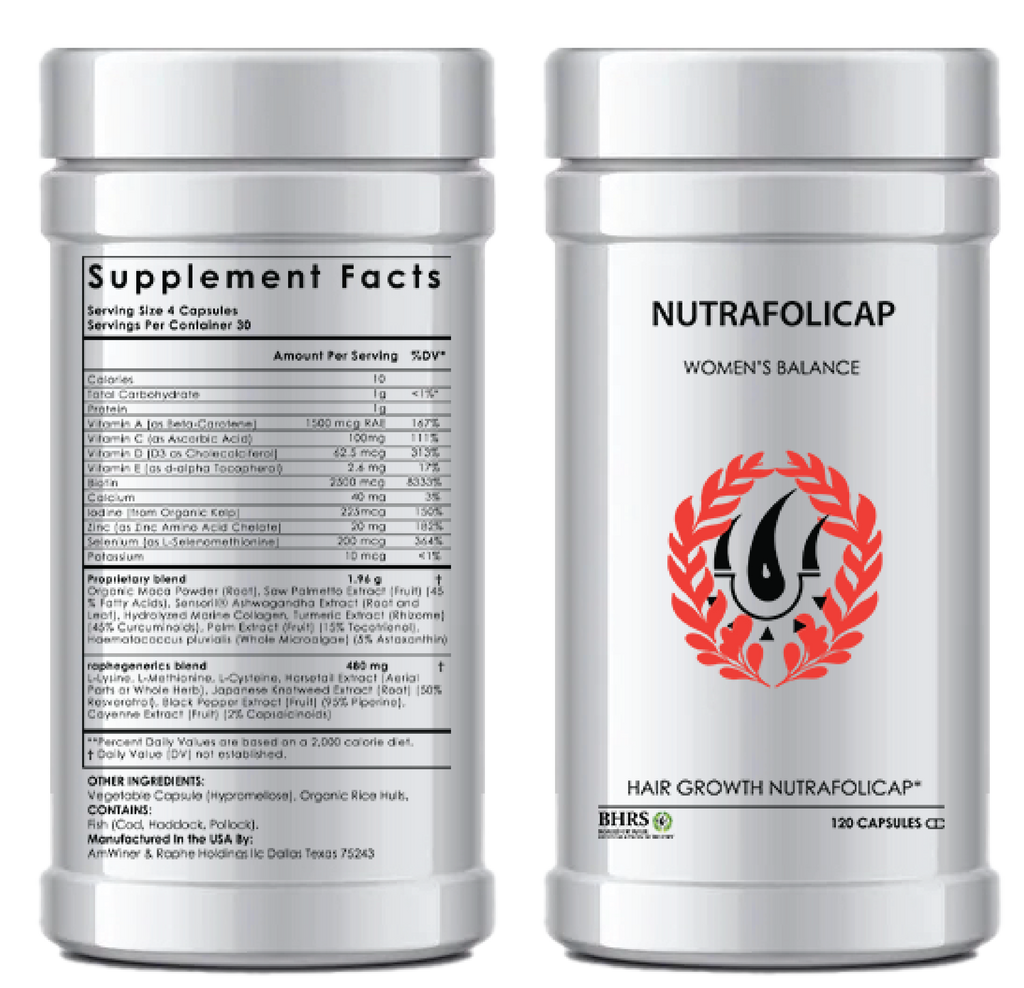 Nutrafolicapsules Private Label Oral Functional Hair Growth Supplement