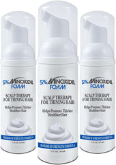 15% Trichogenoxil After Shower Fast Action Hair Loss Recovery Foam Men & Women 12 Packs 1 Year Supply