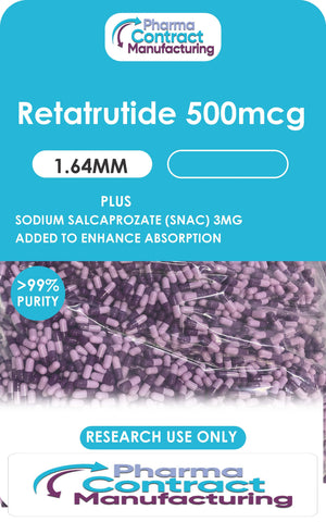 Retatrutide 500mcg Capsules Bulk Contract Manufactured