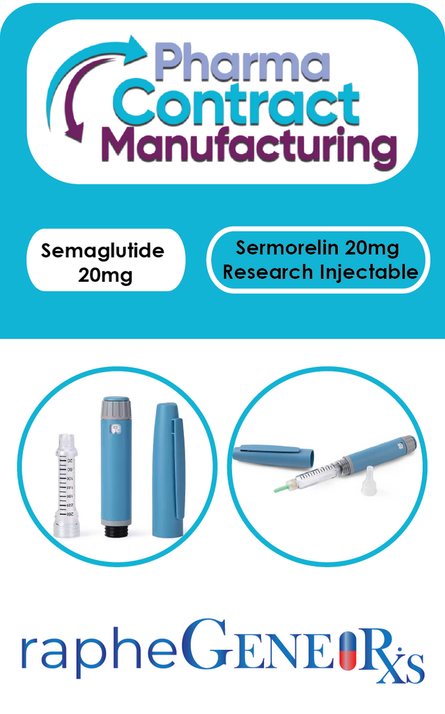 Bulk 1 Gram Semaglutide Blend with Sermorelin 1 Gram Contract Manufactured Research Peptides $1780