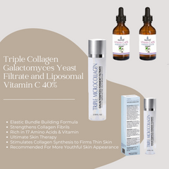 Micro-Triple Collagen Emulsion Liposomal Vitamin C 40% 2 Packs