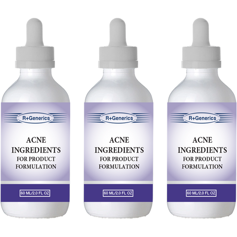 Cosmetics Ingredients For Acne Product Formulation 250-60ml Packs