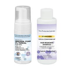 Minoxidil Hair Foam with Biotin, Caffeine, Hyaluronic Acid, Keratin and Melatonin 2500