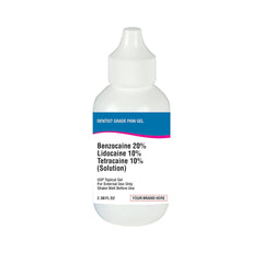 Benzocaine Lidocaine Tetracaine  Pain Relief Gel 60ml For Dentists