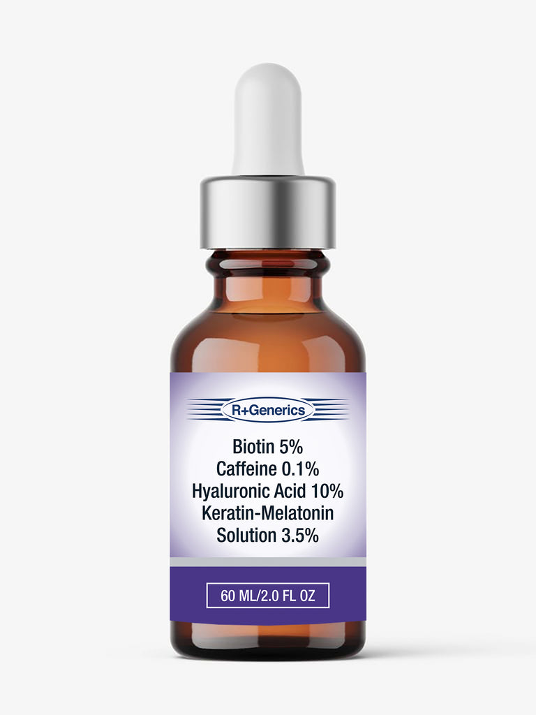 Natural Pathway formulary Biotin Caffeine Hyaluronic Acid Keratin-Melatonin Serum 5000 Units